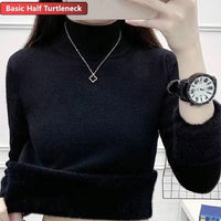 Turtleneck Winter Sweater Women