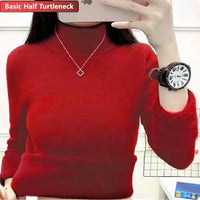 Turtleneck Winter Sweater Women