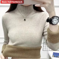 Turtleneck Winter Sweater Women