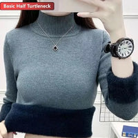 Turtleneck Winter Sweater Women