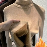 Turtleneck Winter Sweater Women