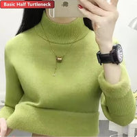 Turtleneck Winter Sweater Women