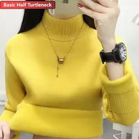 Turtleneck Winter Sweater Women