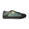 Men's Sneakers - Wolves, Flowers, Moon Design, Fashion Footwear, Low Top Sneakers, Casual Shoes, Stylish Footwear (L202501)