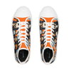 Cool Skull Pattern Men's High Top Sneakers, Skull Design Shoes, Trendy Sneaker Boots, Edgy Men's Footwear (H202548)