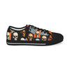 Skull Pattern Men's Sneakers, Cool Graphic Low Top Shoes, Casual Footwear for Men, Unique Skull Print Sneaker, Stylish Mens Shoes (L202548)