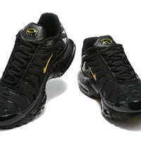 Nike Air Max Plus 'Triple Black/Yellow' with Multiple Swoosh / DX2652-001