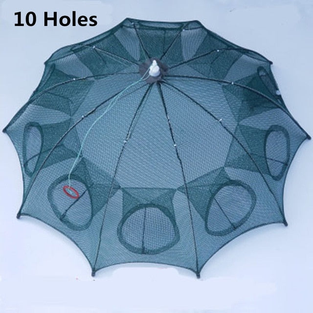 Automatic Foldable Fishing Net Trap 6/8/12/16 Holes