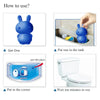 Cute Rabbit Blue Bubble Toilet Cleaner
